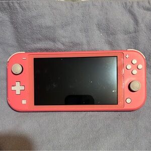 Pink Handheld Gaming Console
